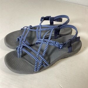 SKECHERS REGGAE PERFECT DUO WOMEN'S SHOES Outdoor Vacation Blue